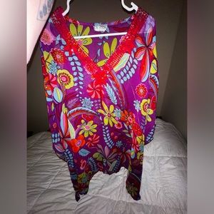 Swimsuit cover-up / one size fits all/ very flowey on size s-m